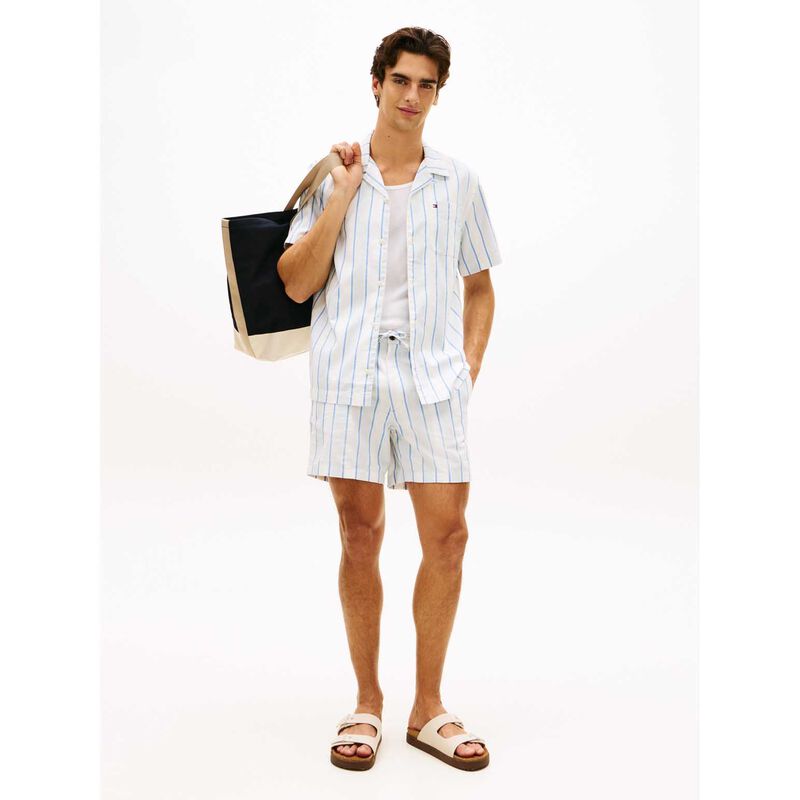 Tommy Hilfiger Regular Fit Cuban Collar Short Sleeve Shirt image number 3